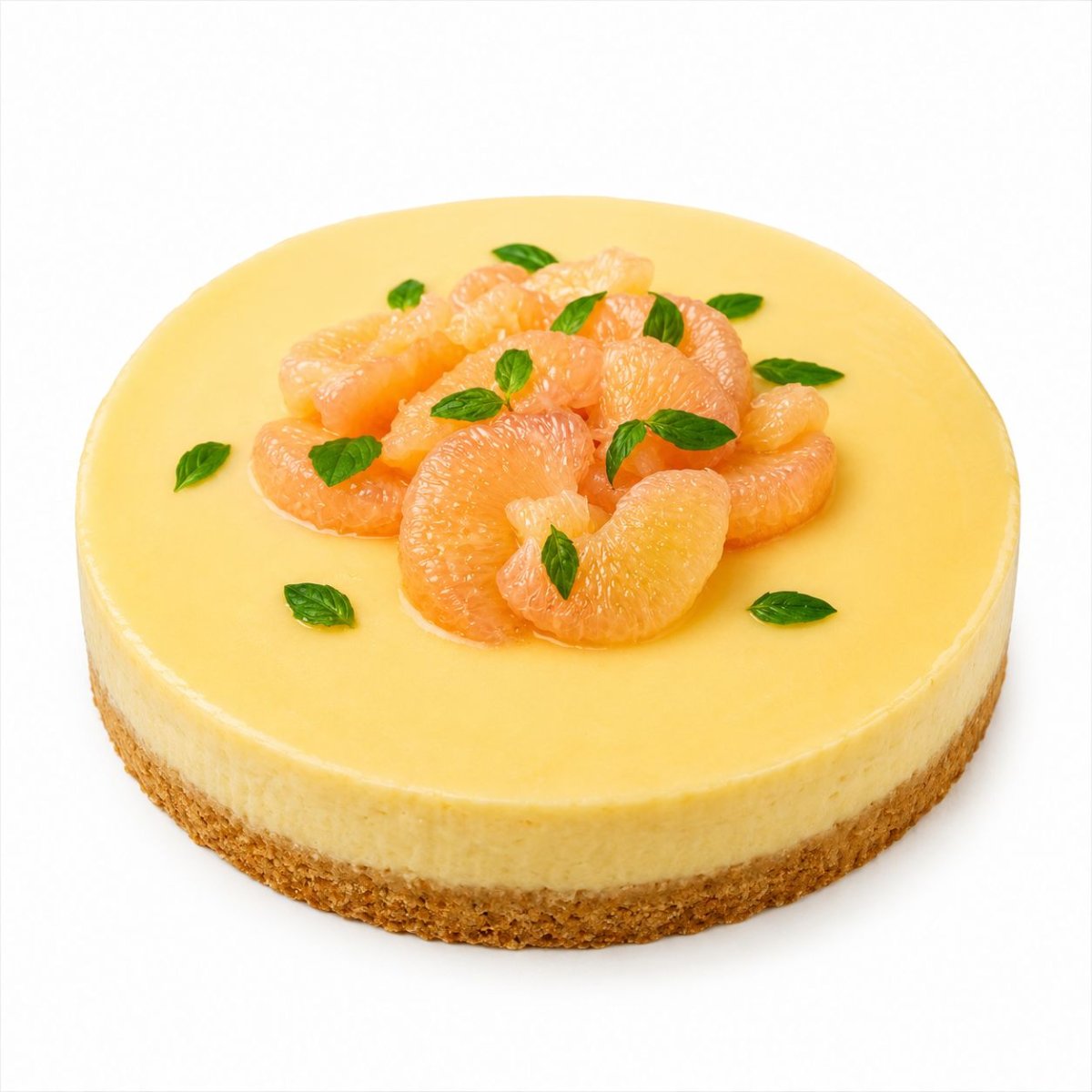 Printemps Cheesecake - Basilic, Citronnelle, Coulis de Pamplemousse